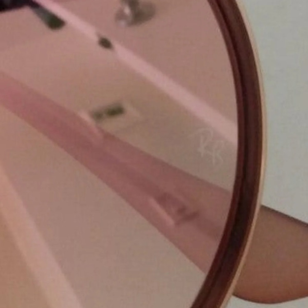 Ray-Ban Double Bridge Rounds. Pink mirror - Picture 6 of 8
